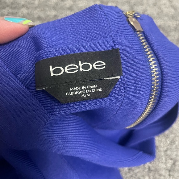 Blue bandage Bebe skirt - Picture 3 of 3